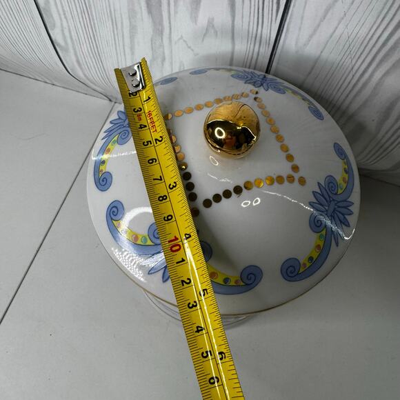 Lenox Carousel Horse Handpainted Porcelain Lidded Canister Flour 1995 Vintage - Picture 8 of 8